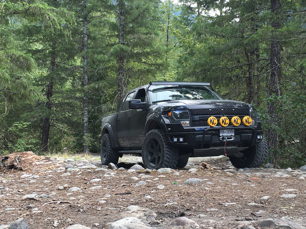 Ian Harwood's 2013 ford f-150 in the backwoods of Canada