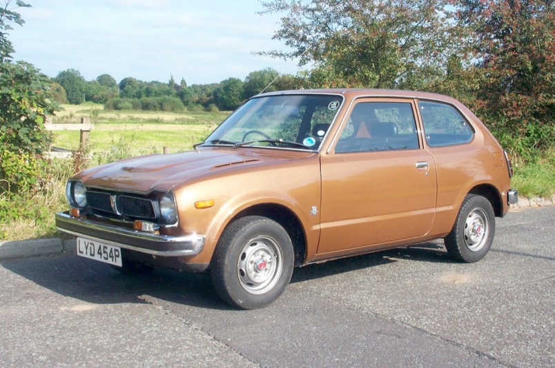 1973-1979 bronze-colored Honda Civic in Canada