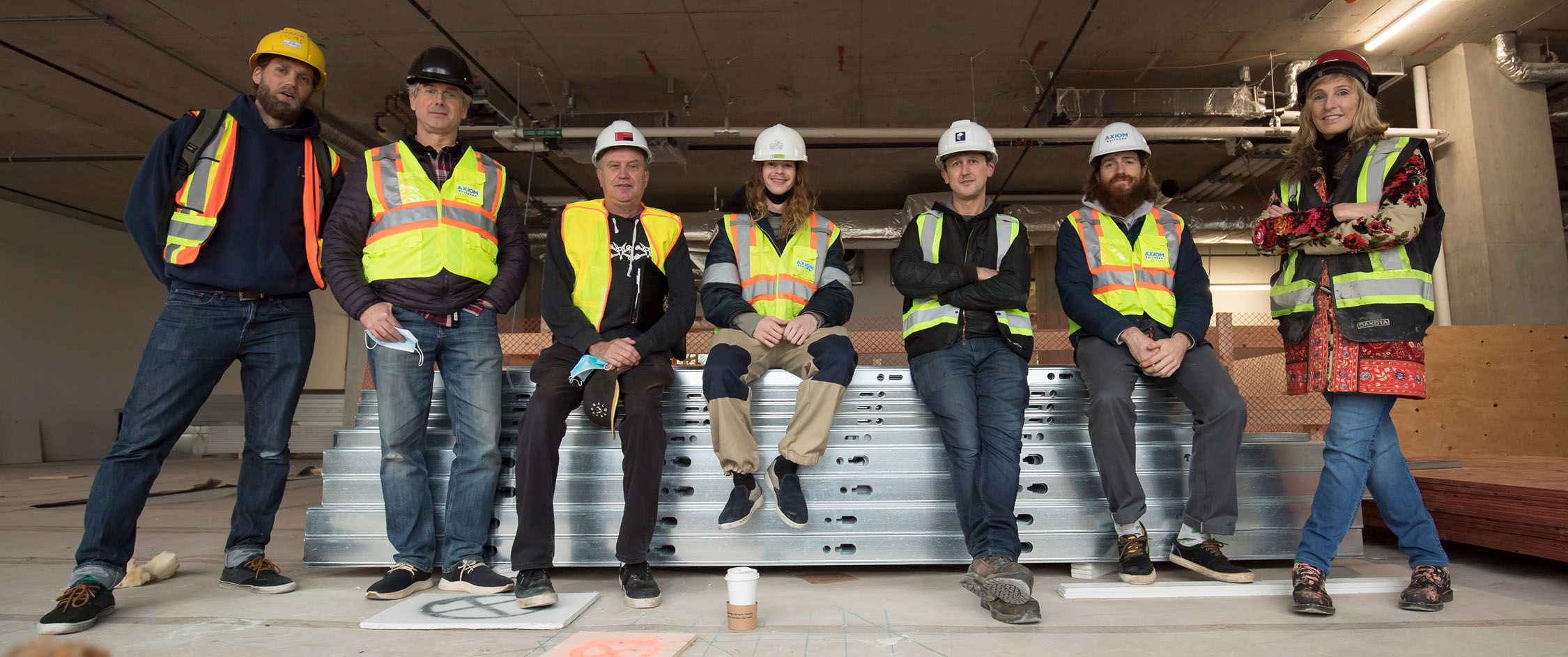 Construction crew in Canada